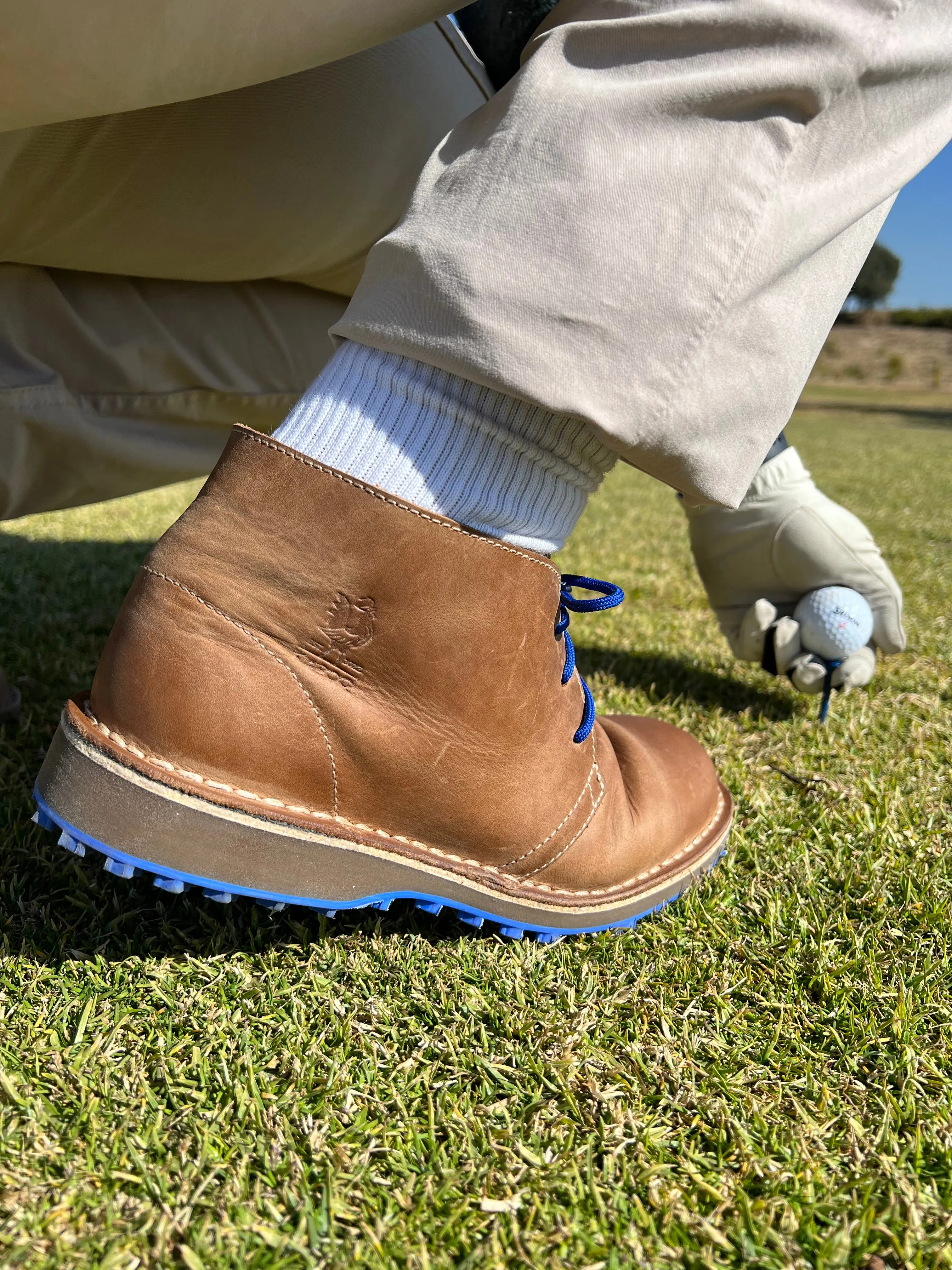 # Tee Trekker KapoQ Golf Vellie - Blue Sole