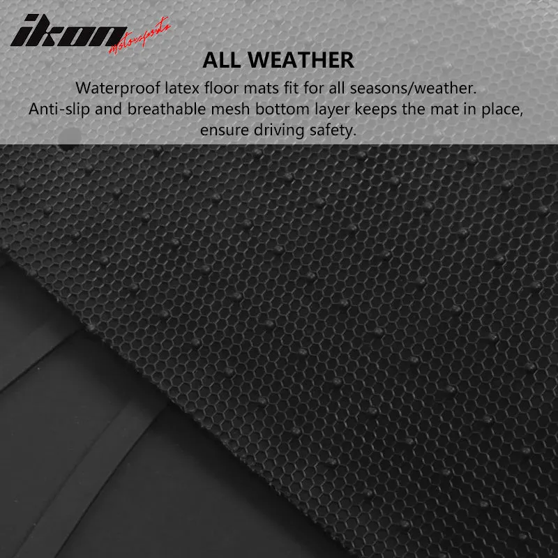 2007-2013 Chevy Silverado Latex Floor Mat All Weather Carpet 5PC