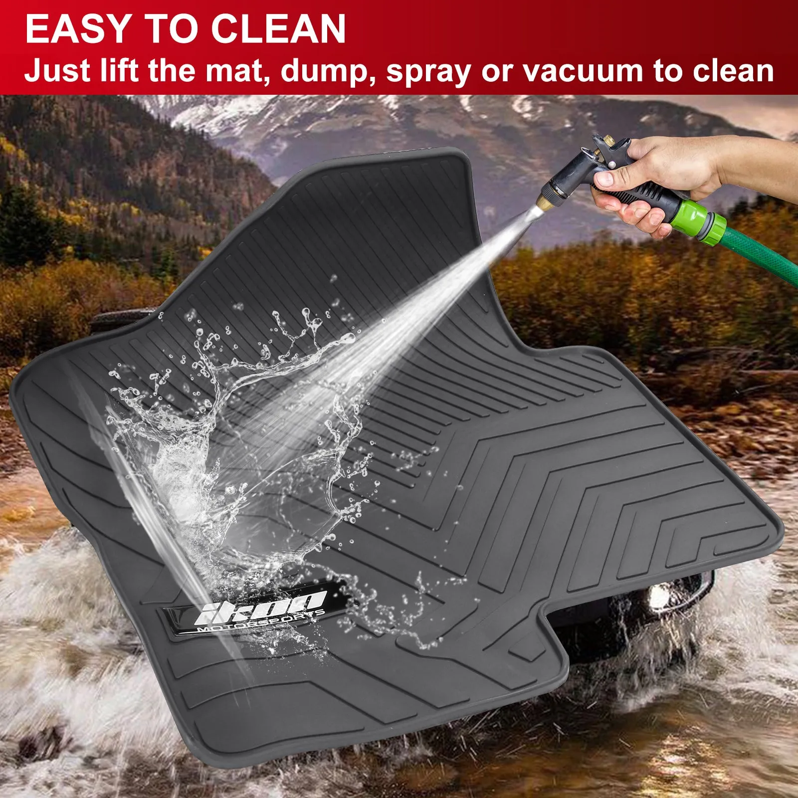 2007-2013 Chevy Silverado Latex Floor Mat All Weather Carpet 5PC