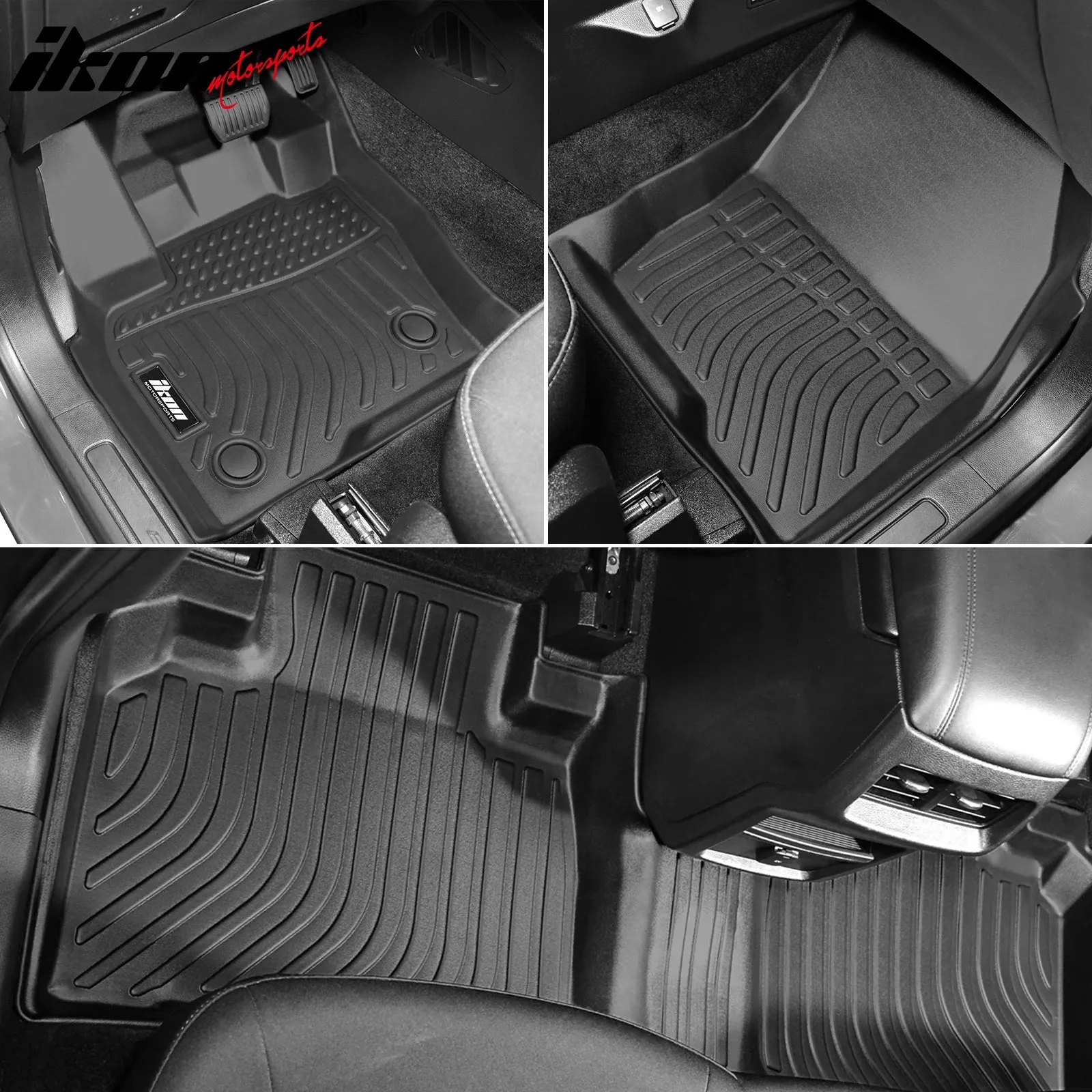 2015-2024 Ford Edge 3D Molded Floor Mats All Weather Carpets Liner TPE