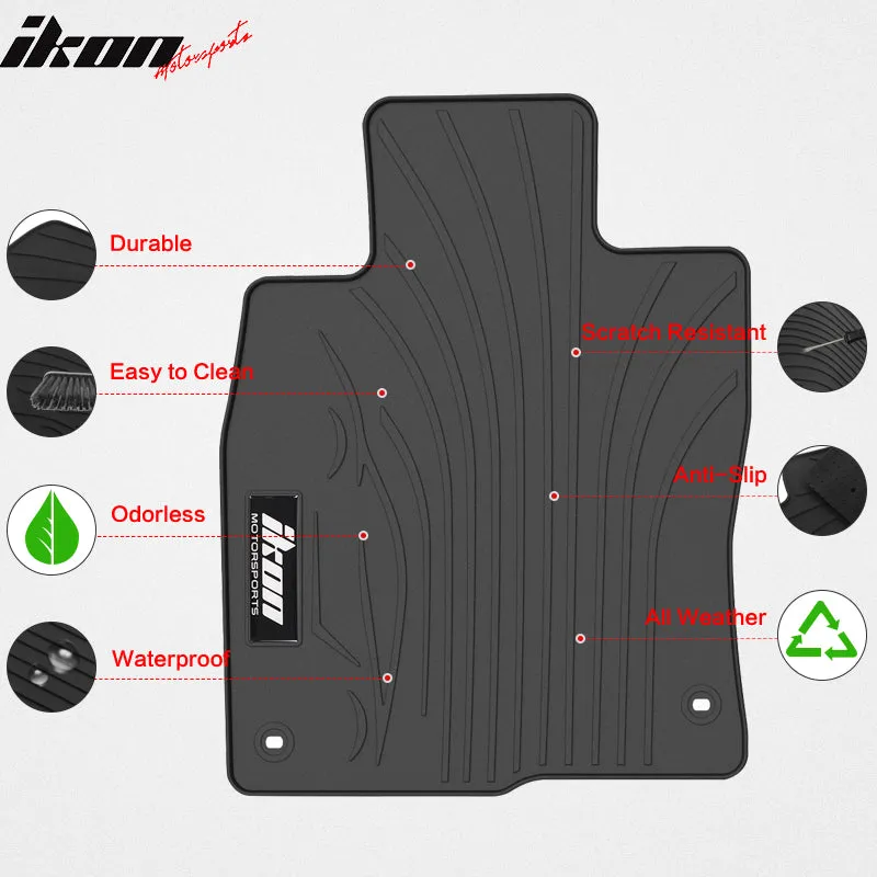2016-2021 Honda Civic Latex Floor Mats Liner All Weather Carpets