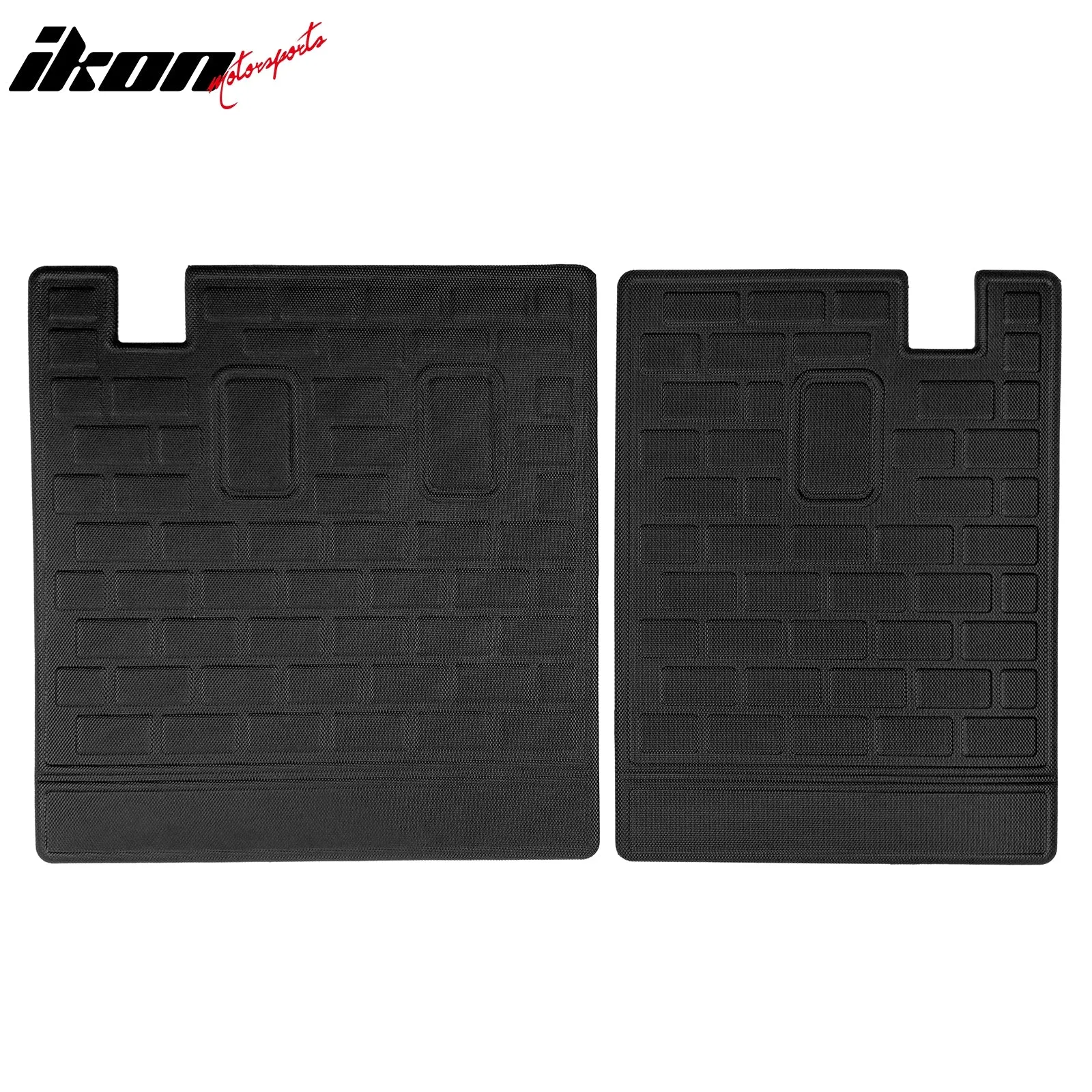 2016-2024 Honda Pilot 2PCS All Weather Backrest Mats Cover Black XPE