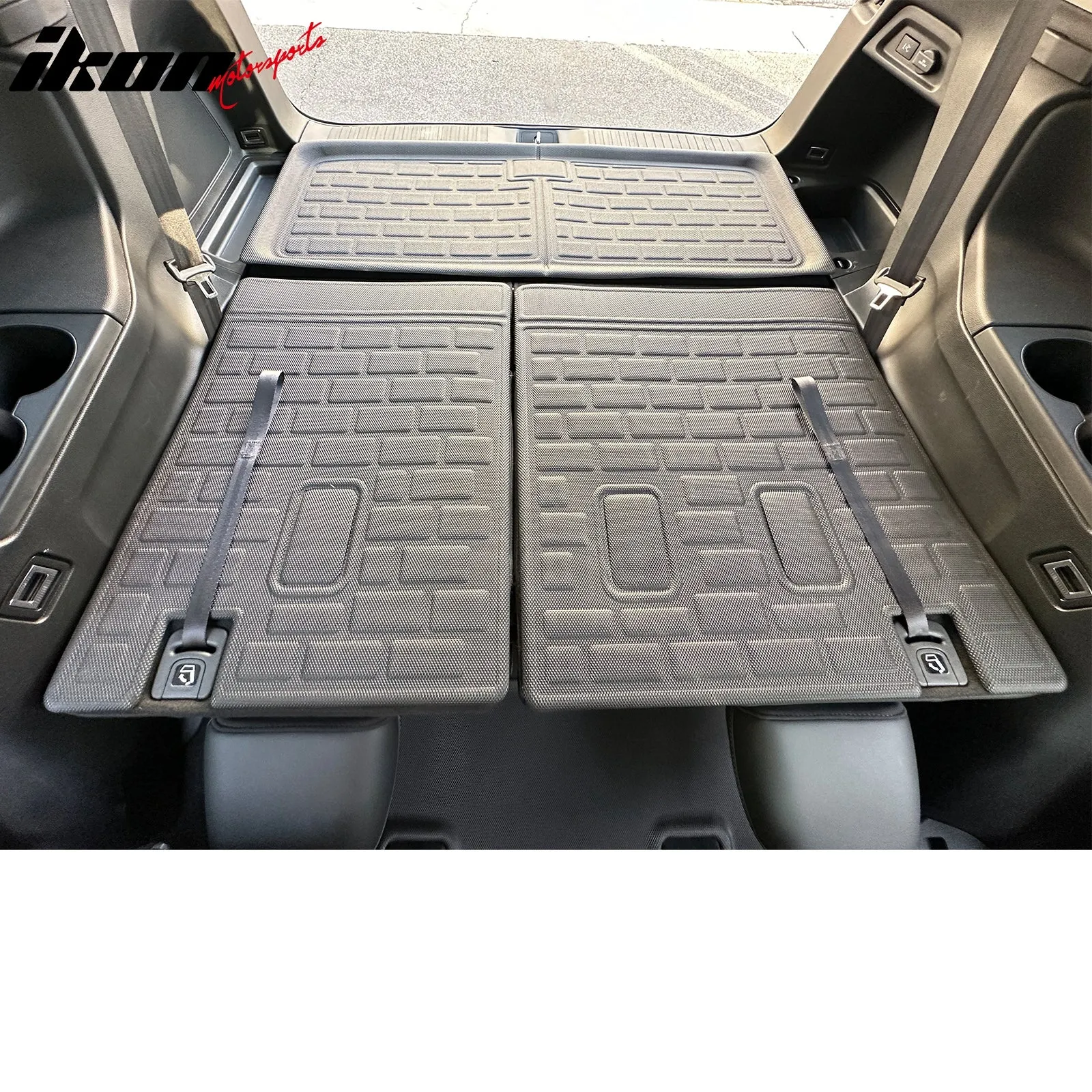 2016-2024 Honda Pilot 2PCS All Weather Backrest Mats Cover Black XPE