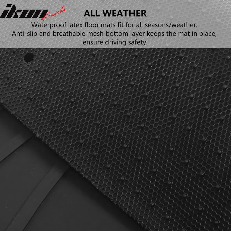 2018-2022 Honda Accord Latex Floor Mats All Weather Carpets 5PC