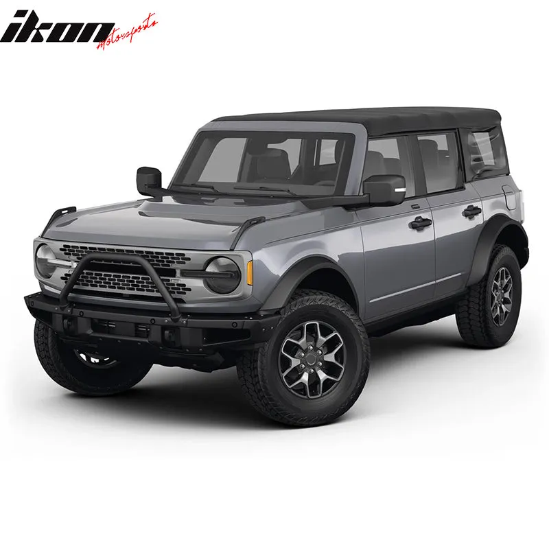 2021-2023 Ford Bronco 4DR Floor Mats All Weather TPE 3D Carpets 3PC