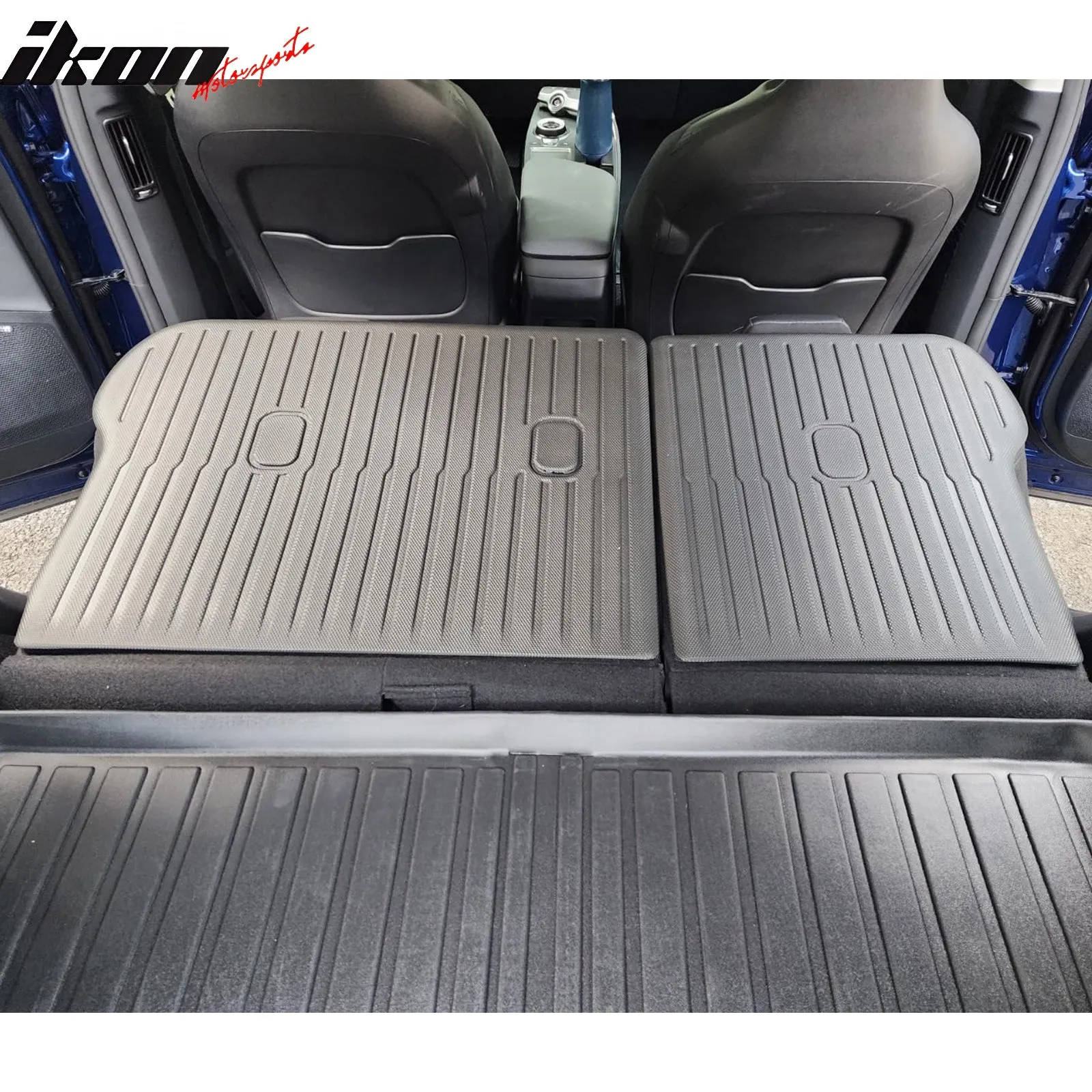 2022-2024 Kia EV6 2PCS All Weather Backrest Mats Cover Liner Black XPE