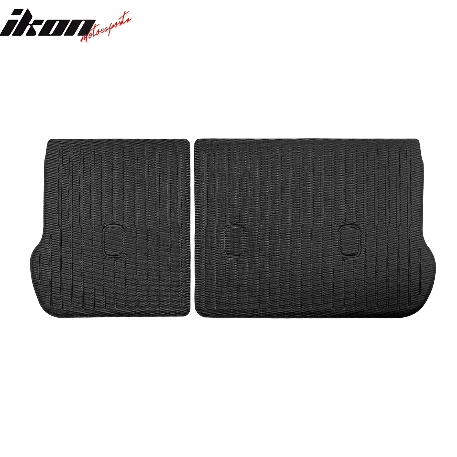 2022-2024 Kia EV6 2PCS All Weather Backrest Mats Cover Liner Black XPE