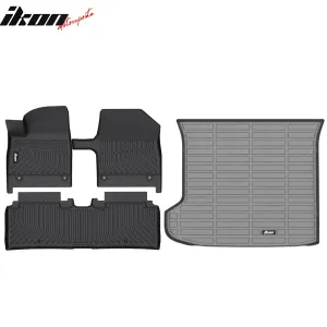 2022-2024 Kia EV6 All Weather 3D Floor Mat Carpets   Trunk Mat TPE