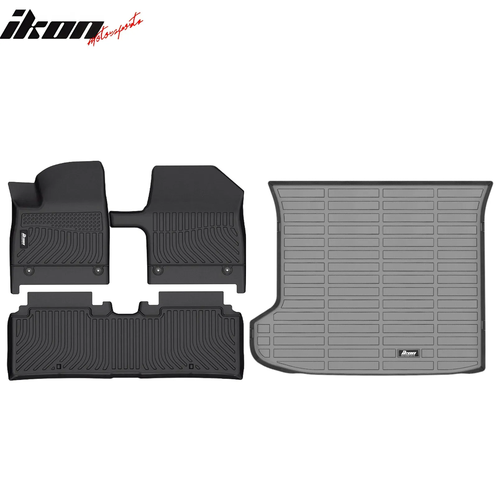 2022-2024 Kia EV6 All Weather 3D Floor Mat Carpets   Trunk Mat TPE