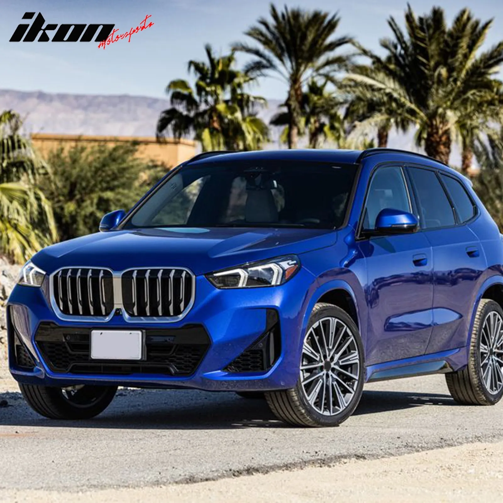 2023-2024 BMW X1 All Weather 3D Rear Trunk Mat Carpets Cargo Liner TPE