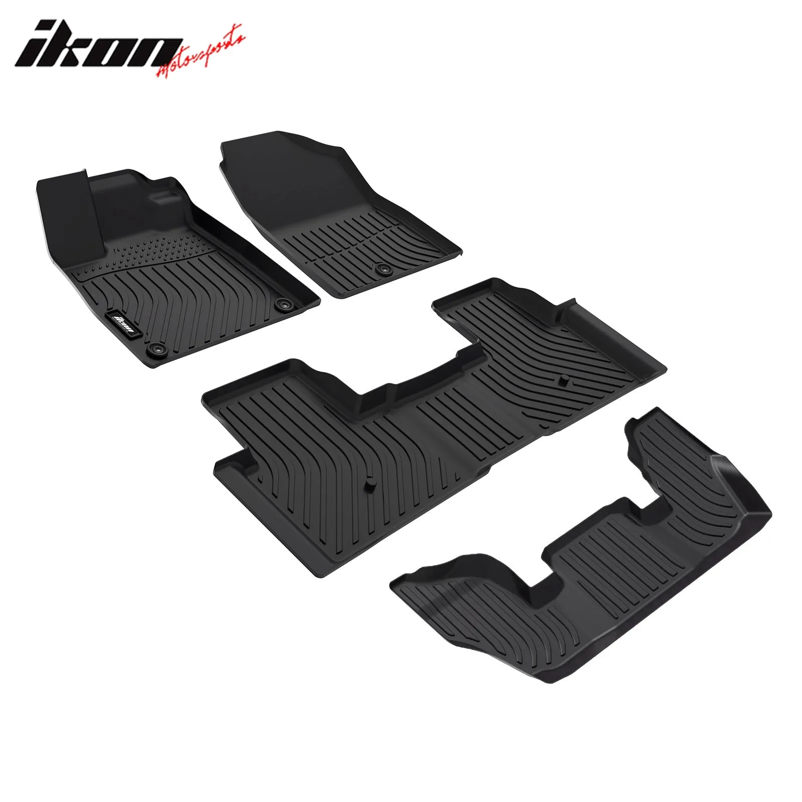 2023-2024 Honda Pilot Floor Mats All Weather TPE 3D Front Rear Carpets