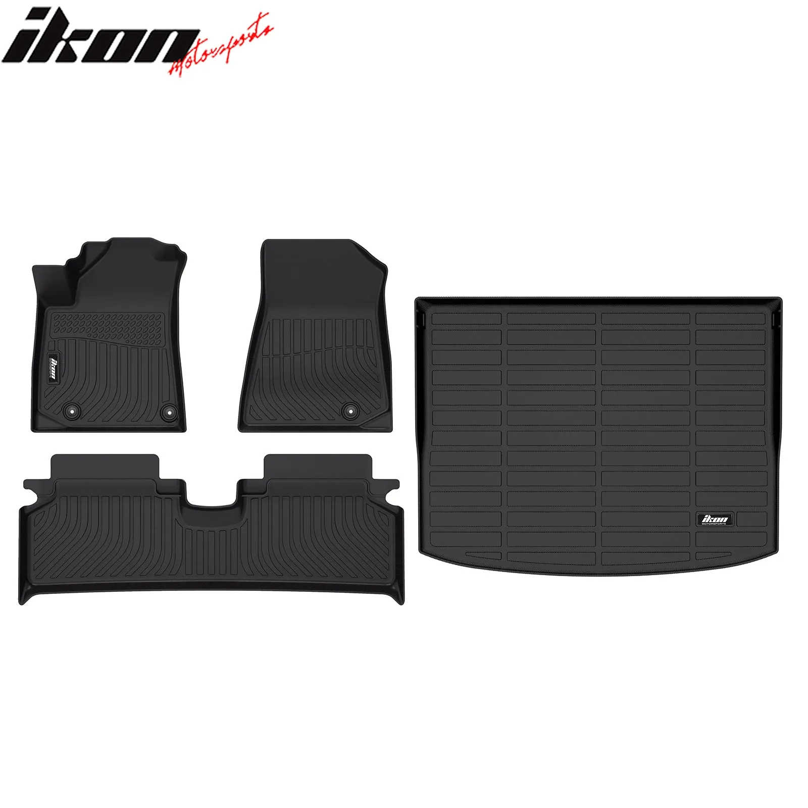2023-2024 Kia Niro EV All Weather TPE 3D Floor Mats 3PC   Trunk Mat
