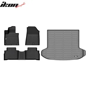 2023-2024 Kia Sportage EX LX All Weather 3D Floor Mats TPE   Trunk Mat