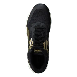 698 Ignite Metallic Wn's Black-Metallic Gold-White