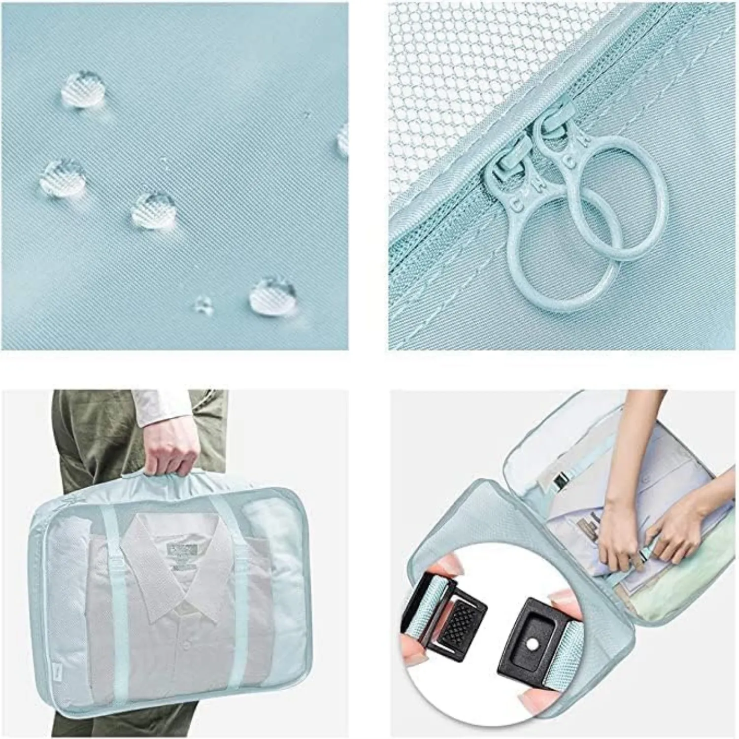 7-Piece Travel Organizer Bag Set