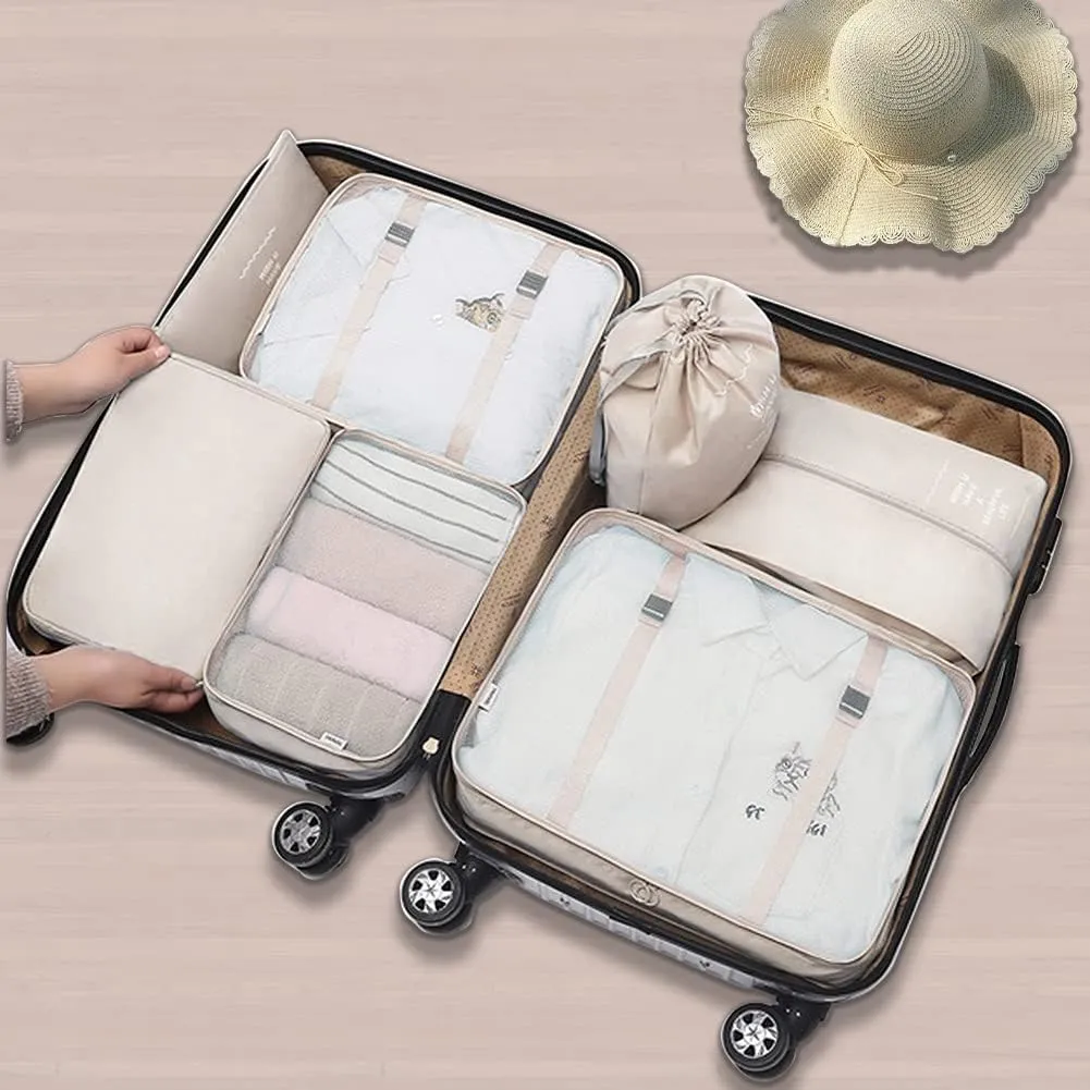 7-Piece Travel Organizer Bag Set