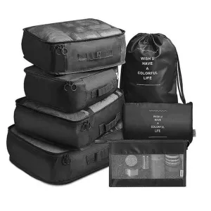 7-Piece Travel Organizer Bag Set