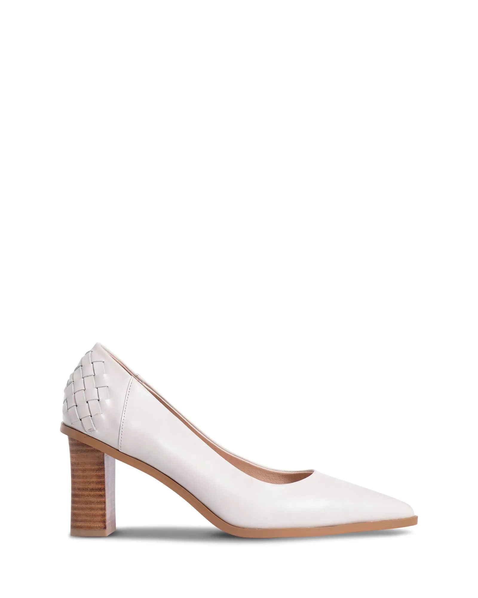 Abigail Bone 7.5cm Pump