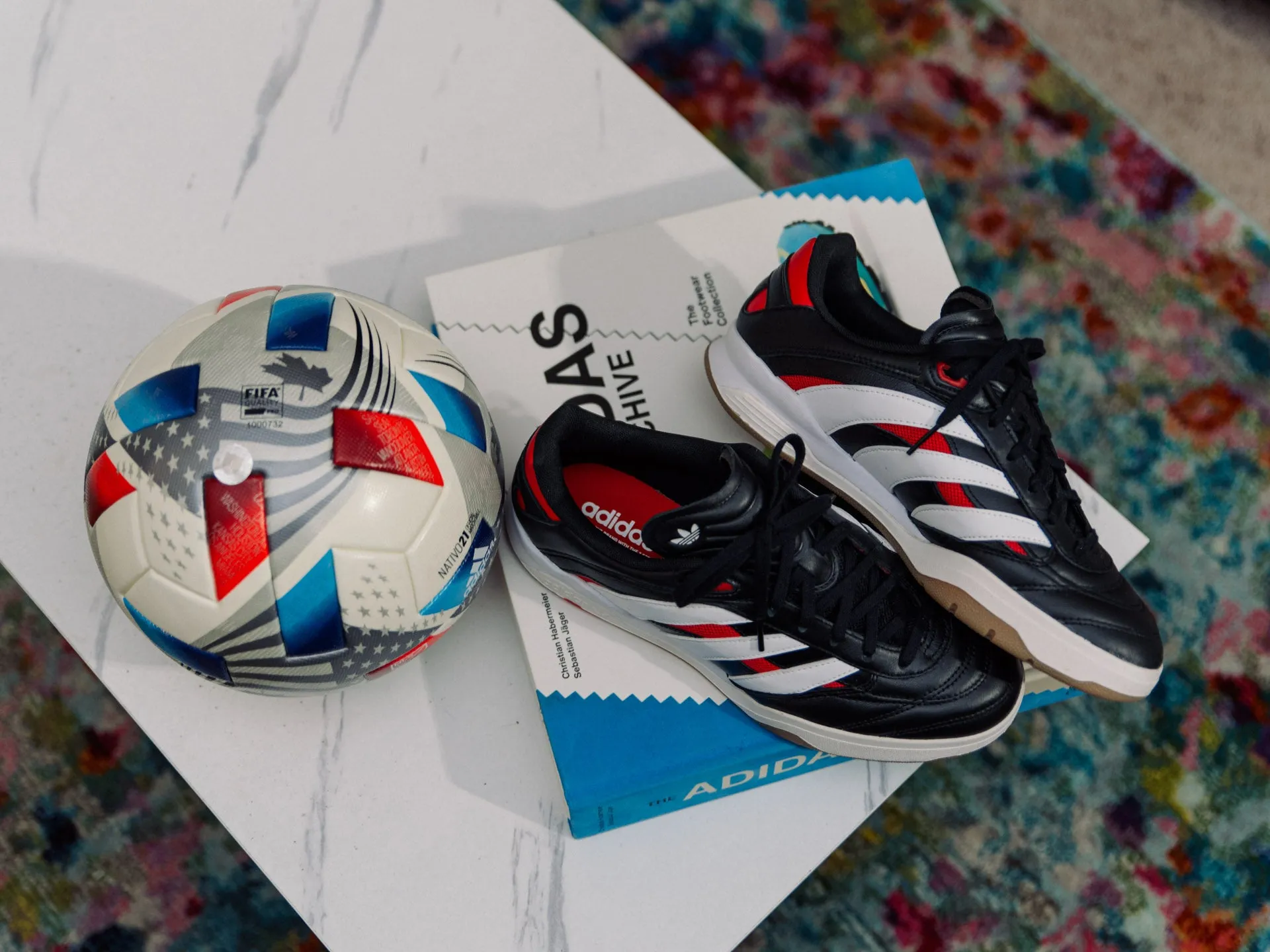 Adidas Predator Mundial 'Core Black/Red' - Originally $120.00