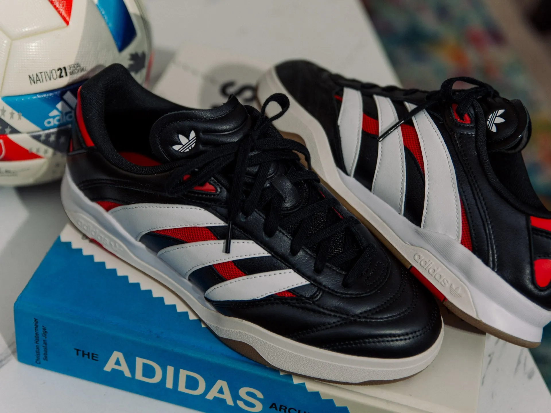 Adidas Predator Mundial 'Core Black/Red' - Originally $120.00