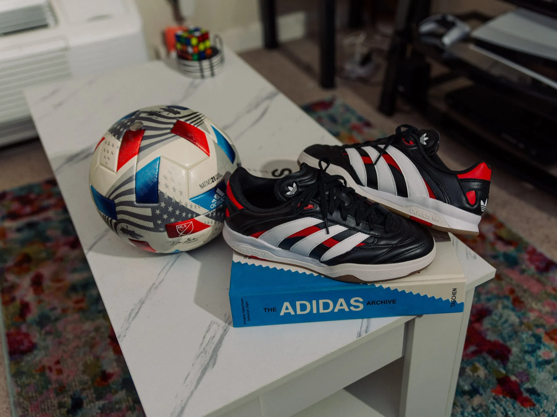 Adidas Predator Mundial 'Core Black/Red' - Originally $120.00
