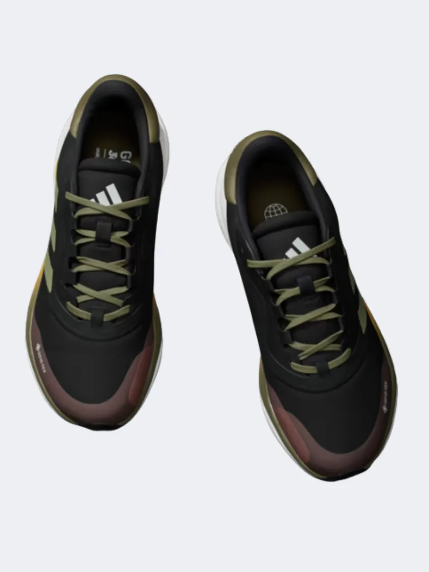 Adidas Supernova 3 Gtx Men Running Shoes Black/Olive Strata