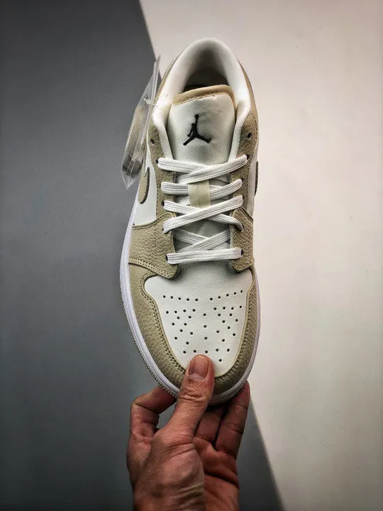 Air Jordan 1 Low ” Heavy Tan Leather” FB7168-121