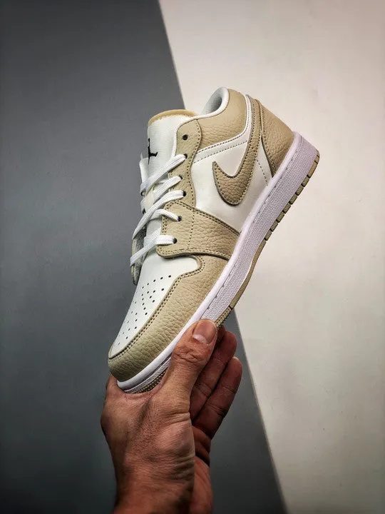 Air Jordan 1 Low ” Heavy Tan Leather” FB7168-121