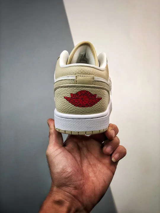 Air Jordan 1 Low ” Heavy Tan Leather” FB7168-121