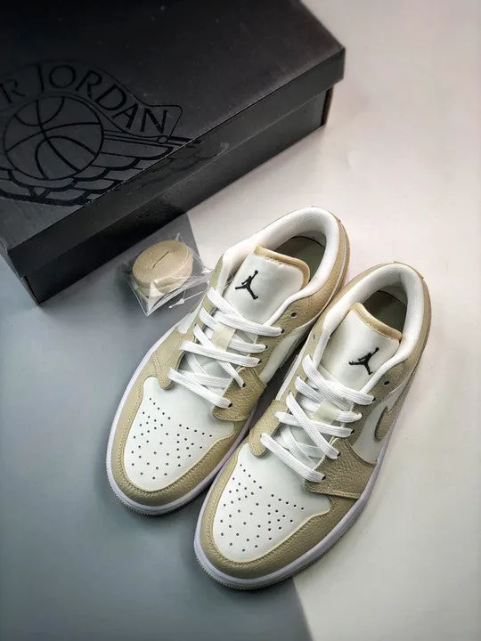 Air Jordan 1 Low ” Heavy Tan Leather” FB7168-121