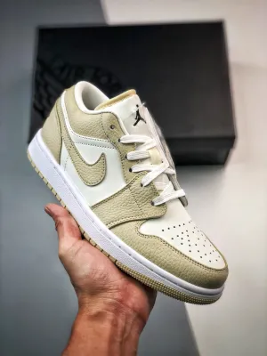 Air Jordan 1 Low ” Heavy Tan Leather” FB7168-121