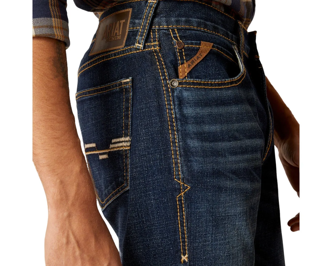 Ariat Men's M8 Modern Slim Stretch Reese Jeans