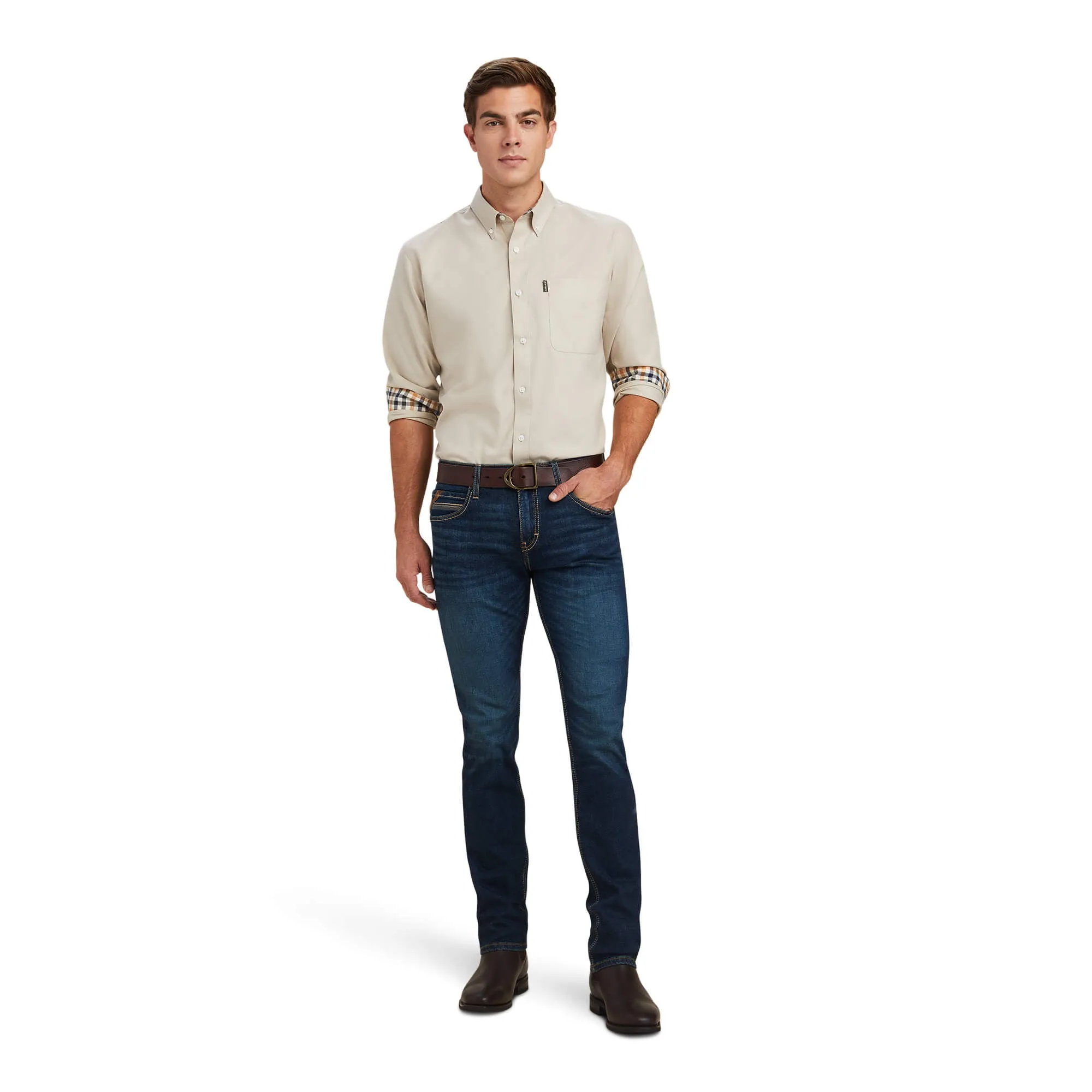 ARIAT Men's M8 Modern TekStretch Brawley Slim Leg Jean 10041091