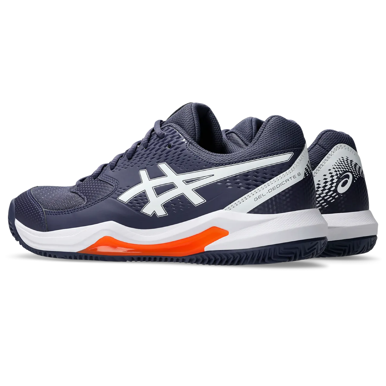 Asics Men's Gel Dedicate 8 Clay Tennis Shoes Indigo Fog White SS25