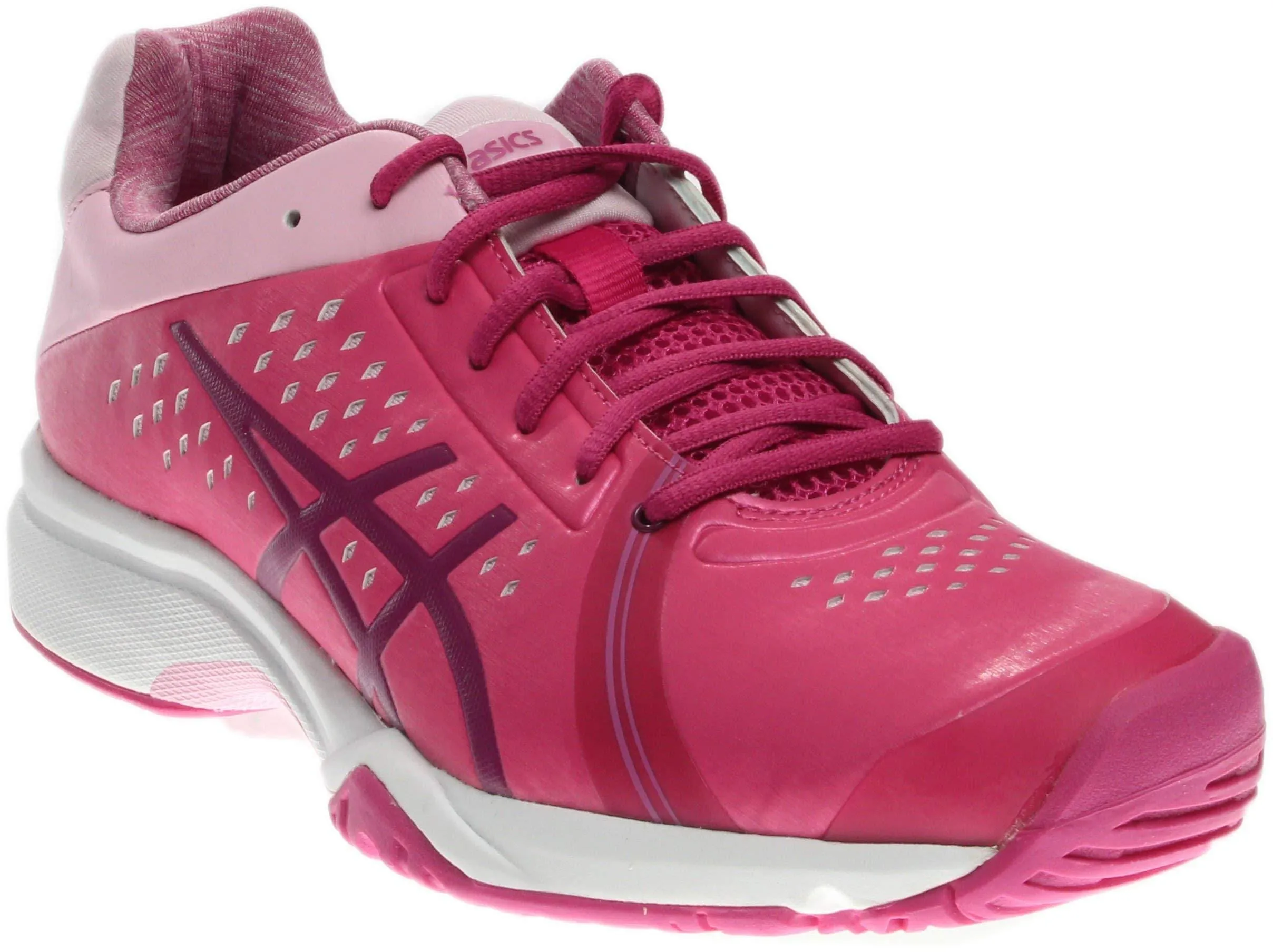 ASICS Women's GEL-Court Bella Tennis Shoe, Berry/Plum/Cotton Candy, 7.5 M US