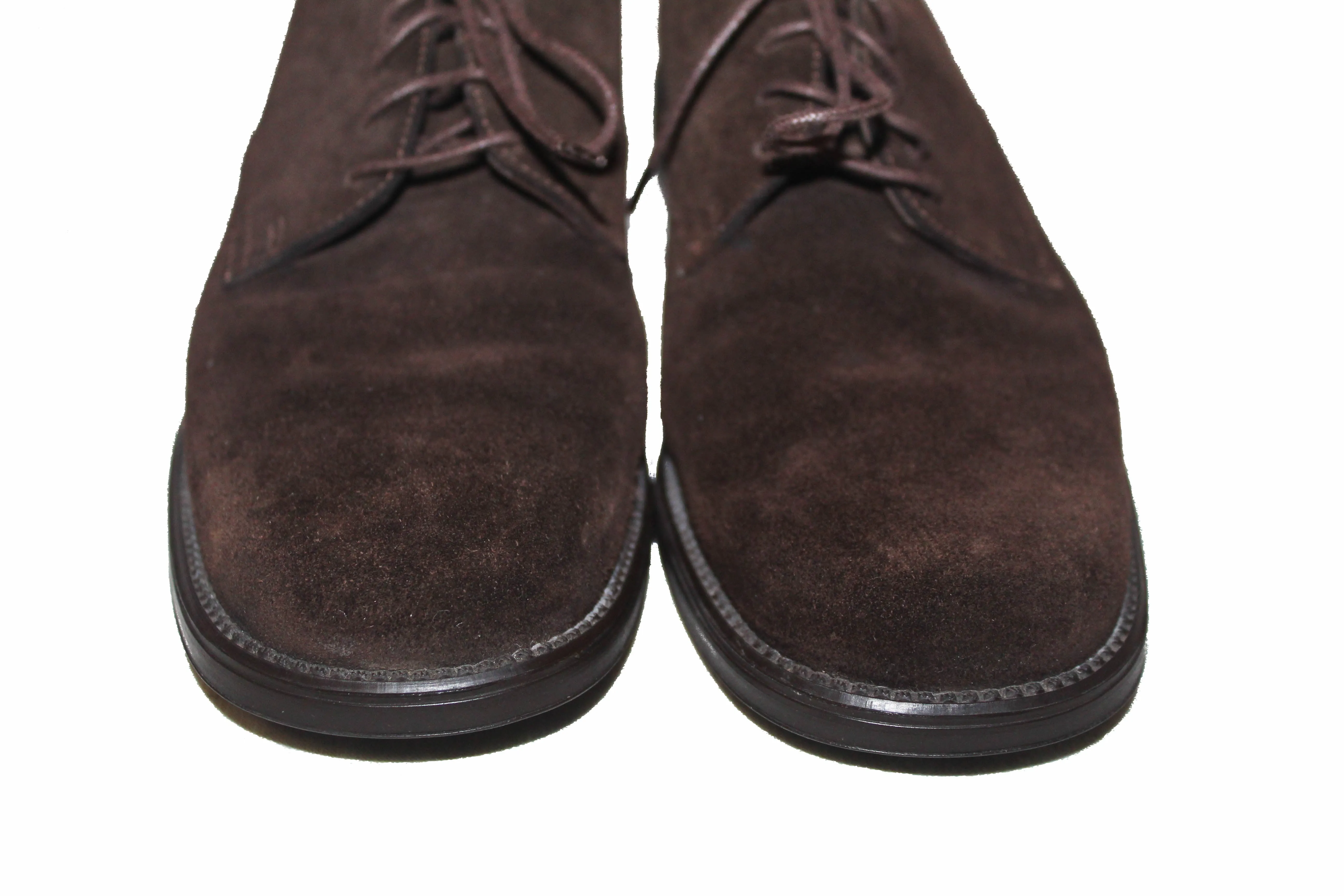 Authentic Salvatore Ferragamo Sport Brown Suede Leather Dress Shoes 5.5 B