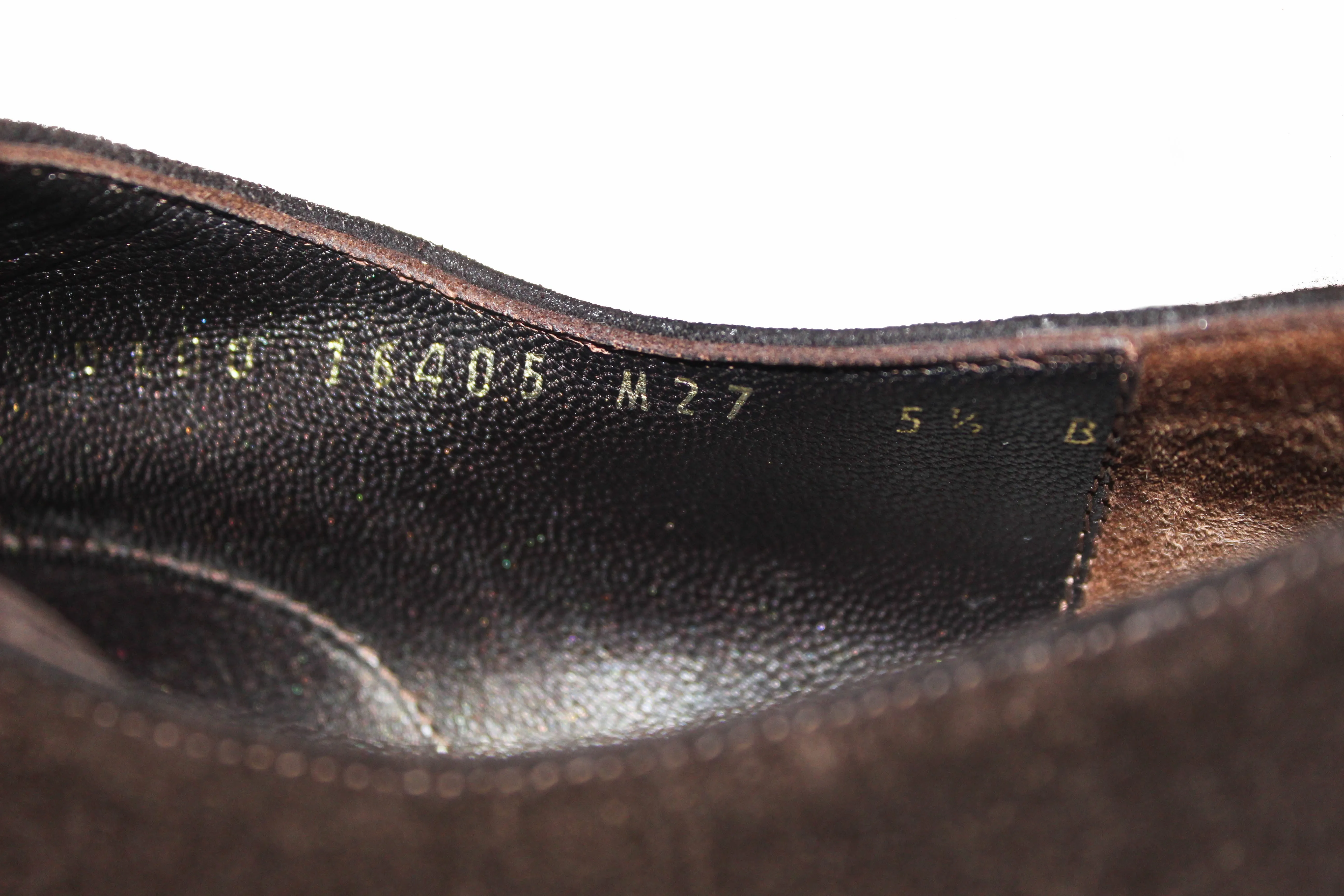 Authentic Salvatore Ferragamo Sport Brown Suede Leather Dress Shoes 5.5 B