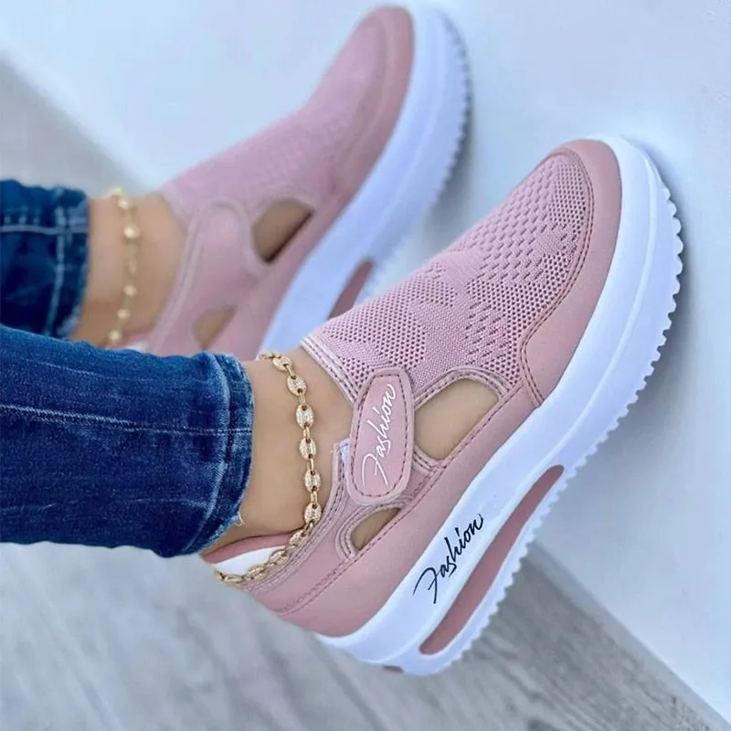 Back to school outfit lovevop  Womens Sneakers Casual Shoes Ladies Running Shoes Female Platform Shoes Mesh Breathable Comfort Women Sport Shoes Tennis