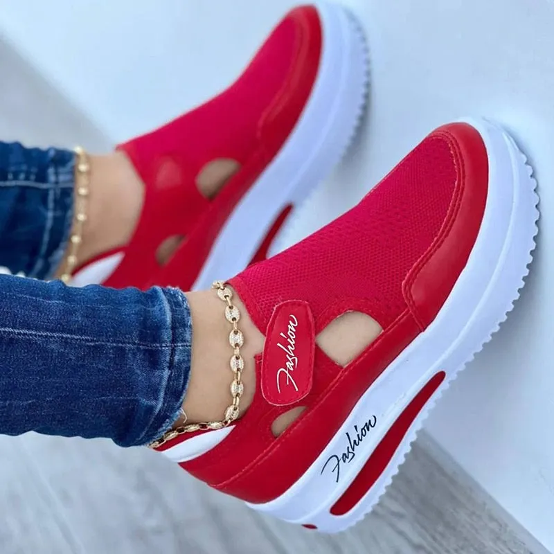 Back to school outfit lovevop  Womens Sneakers Casual Shoes Ladies Running Shoes Female Platform Shoes Mesh Breathable Comfort Women Sport Shoes Tennis