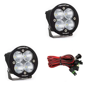 Baja Designs Squadron-R Sport Black LED Auxiliary Light Pod Pair - Universal