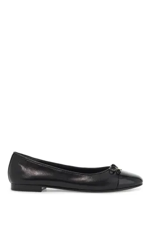 'ballet flats with patent pointed toe