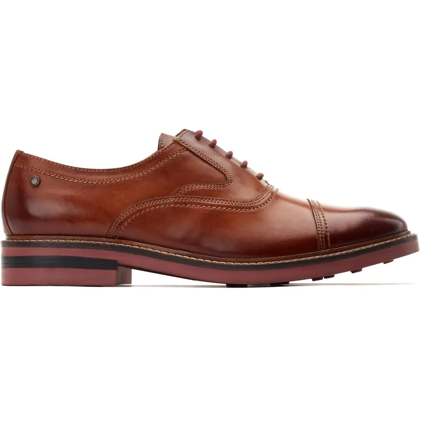 Base London Tatton Toe Cap Derby Shoes