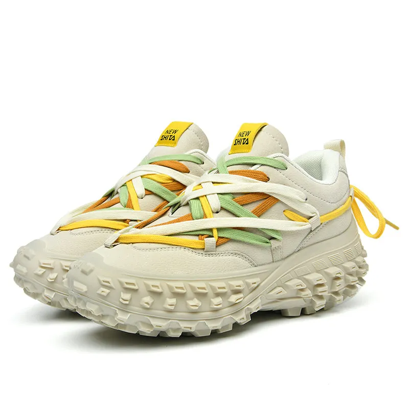 Beige S999 NX Sneakers from Niepce Inc