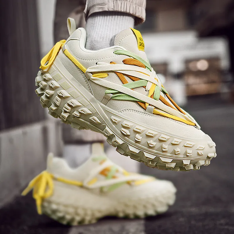 Beige S999 NX Sneakers from Niepce Inc