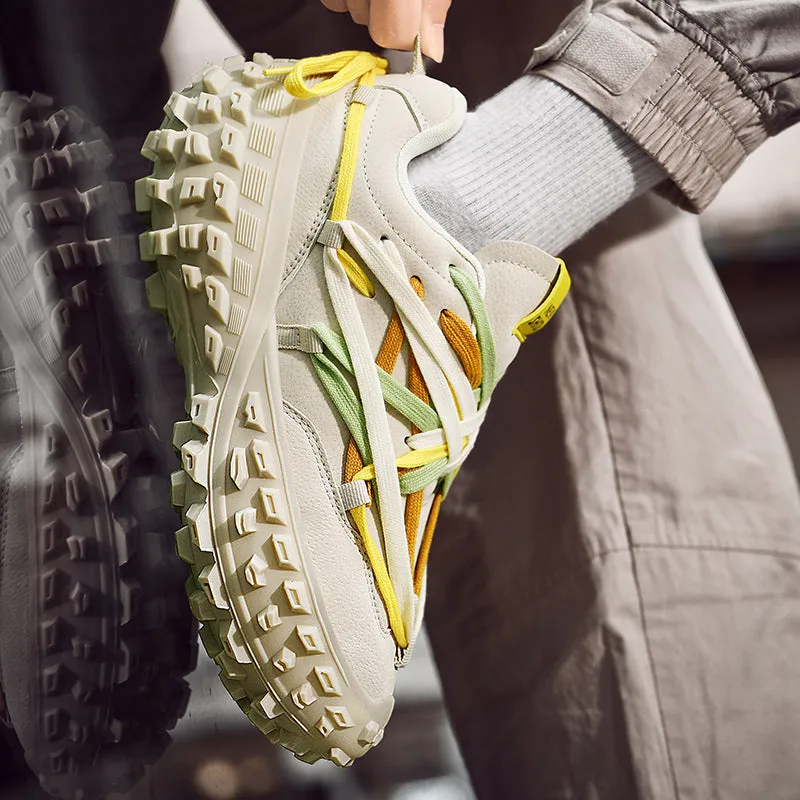 Beige S999 NX Sneakers from Niepce Inc
