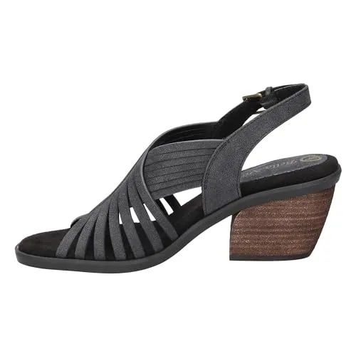 Bella Vita Women's Gena Heeled Sandal, Bone, 8 Narrow