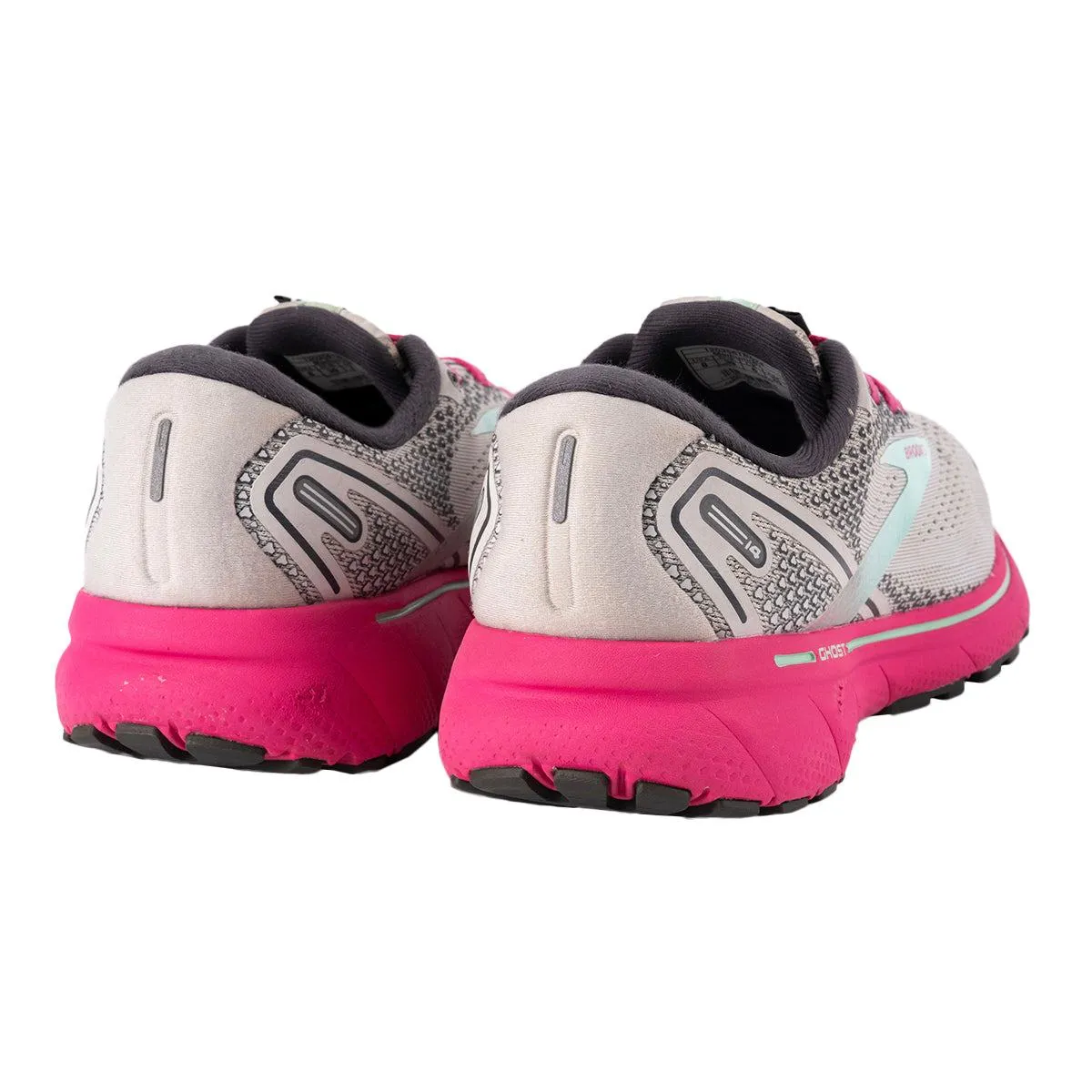 Brooks Ghost 14 Running Sport Shoes Fabric Grey Colour For Women