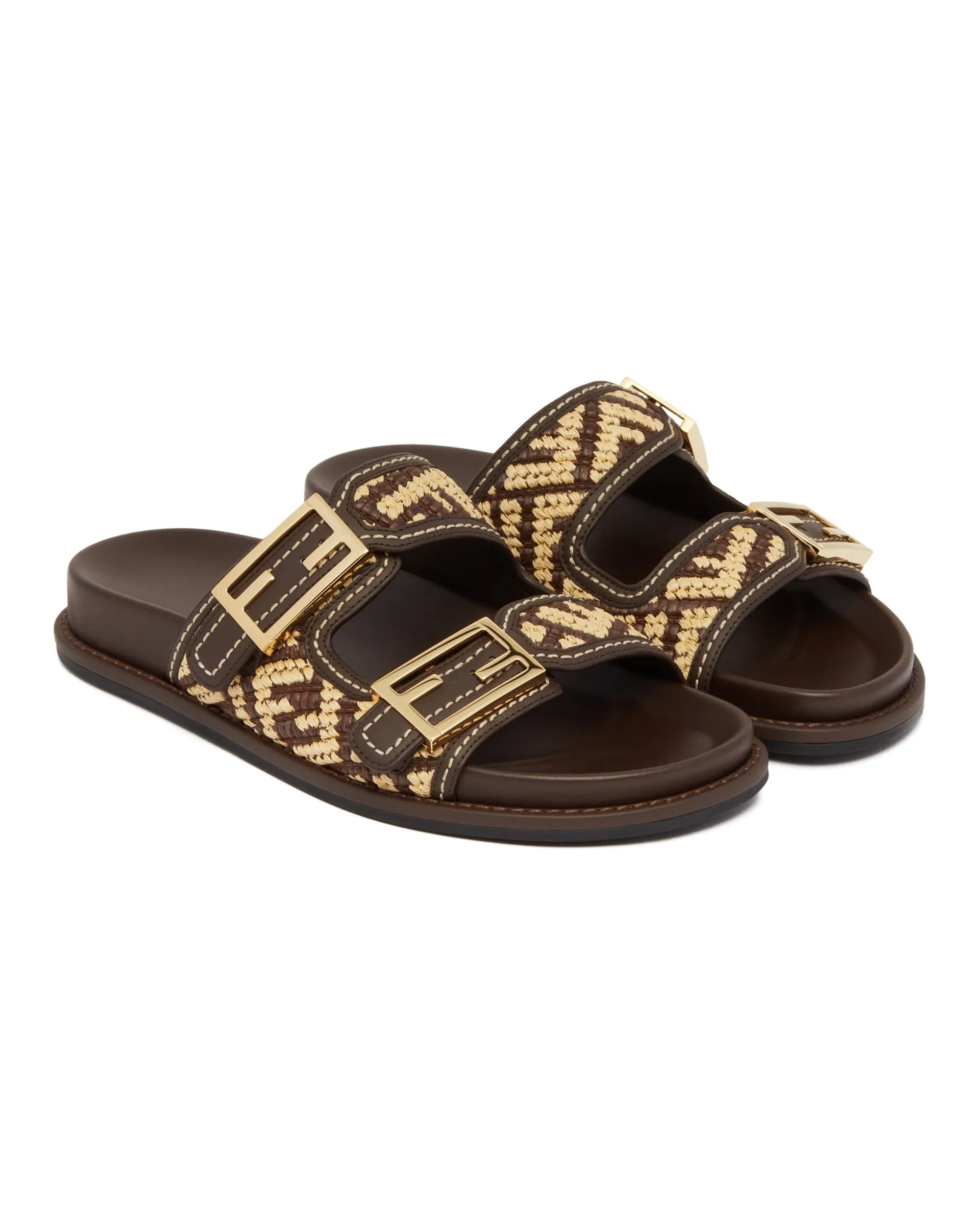 Brown Feel Sliders