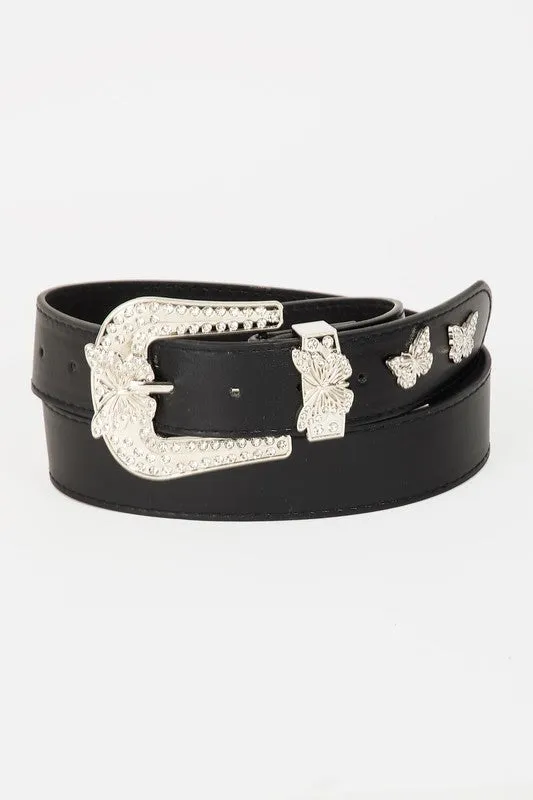 Butterfly Rhinestone Belt