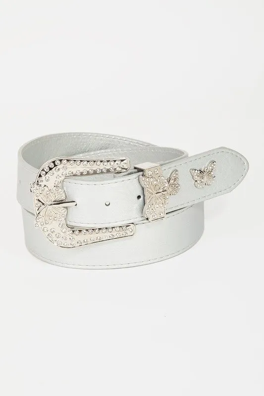 Butterfly Rhinestone Belt